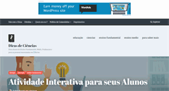 Desktop Screenshot of dicasdeciencias.com